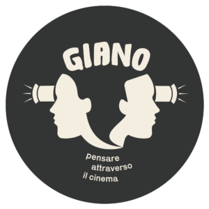Logo del festival GIANO di Castelnovo ne Monti con payoff "pensare attraverso il cinema"